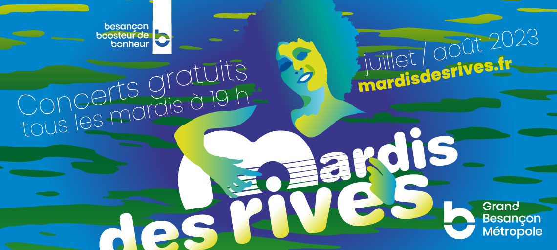 Affiche 2023 des Mardis des Rives